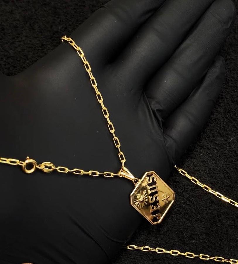 Cordão Cartier Trava Dupla