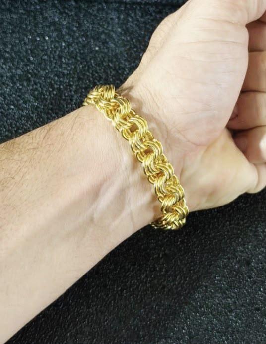 Pulseira Friso Triplo Premium